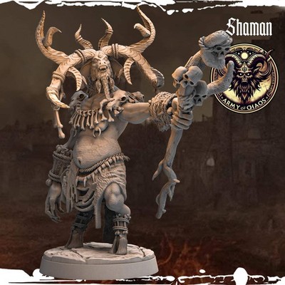 Monolith Arts - Beasts - Shaman #12 - DnD/TTRPG Figur/Miniatur