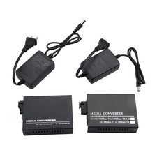 10/100/1000Mbps Single Mode 1 4 RJ45 Ethernet to Fiber Optic Media Converter j