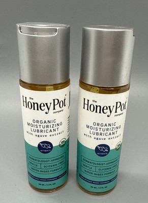 The Honey Pot Organic Water Based Agave Lube 2.oz Liquid (2pk bundle)