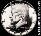 1969-S Silver Kennedy Half Dollar - Choice Gem Proof  Lustrous  #J7982