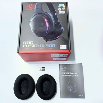 ASUS ROG FUSION II 300 Gaming Headset Hi-Res DAC 7.1 Surround Sound Mint