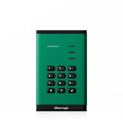 iStorage DiskAshur3 HDD 256-Bit 4TB - Grün