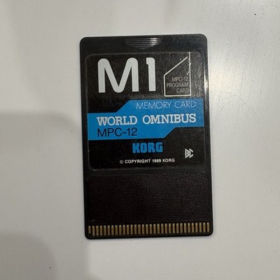 Korg M1 PCM Card - World Omnibus - MPC-012