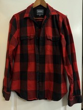 Bonobos Slim Fit Men’s Red Plaid Button Up Size M