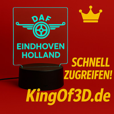 DAF Eindhoven LED Schild   leuchtender Stolz