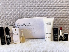 Dior Cosmetics 5 Pc Gift Set Christian Dior Pouch Case  Beauty Lot Travel NEW