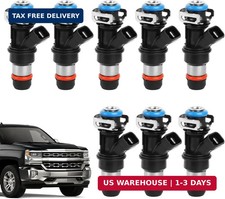 4.8 5.3 6.0 Fuel Injector 4 Holes 8Pcs, Compatible with 1999-2006 Chevrolet Silv