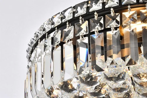 Elegant Lighting Maxime 20" 6 Light Royal Crystal Flush Mount - Picture 4 of 9