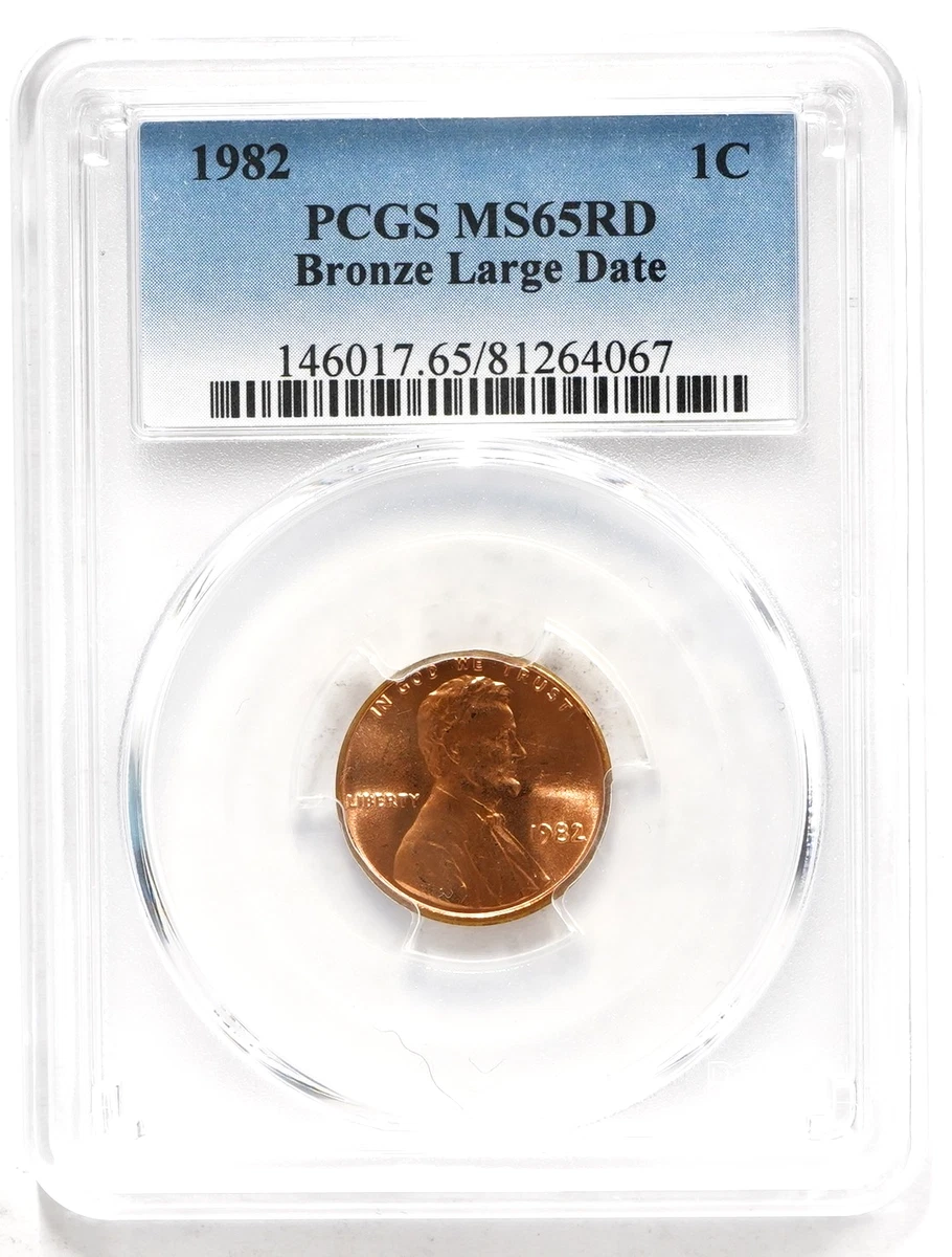Bronze PCGS 1982 Lincoln Memorial Small Cents (1959-2008) for sale