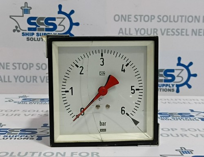 #ad #ad Wika W 48125 Double Manometer For Control System 0 to 6 bar $124.99