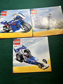 Lego Creator 3 in 1 Lot: 6747, 6741, 6742, 5866, 6914, 5765, 5761 -- see descrip