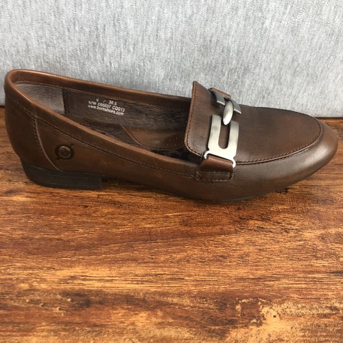 Born Shoes Women's Size 6 M/W Brown Horsebit Leather Loafers Slip On Shoes - Picture 5 of 11
