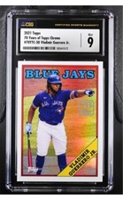2021 Topps Chrome 70 Years of Baseball 70YTC-38 Vladimir Guerrero Jr CSG 9 Pop 3
