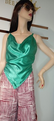 Chic Cowl Neck Backless Top for Effortless Style Fashionable Trendy Design M/L