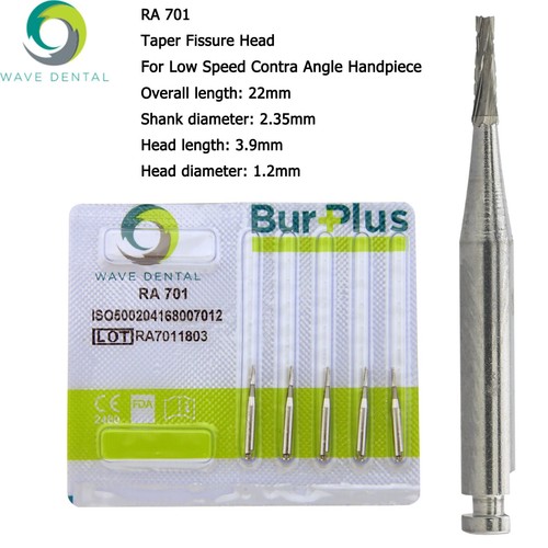 Bloqueo redondo de carburo dental Wave RA Burs bur RA 2 4 6 8 702 contra ángulo MEDIO OESTE - Imagen 62 de 75