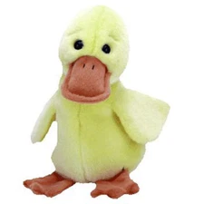TY Beanie Buddy - QUACKERS the Duck (9.5 inch) - MWMTs Stuffed Animal Toy
