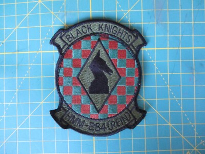 Vtg USMC HMM-264 BLACK KNIGHTS CH-46 Helo Squadron Flight Suit Patch
