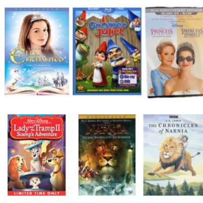 Magical & Princess DVD Collectio  Pincess Diaries, Ella Enchanted, Narnia, More!