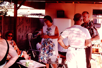 AUG 1964 Bar-B-Que California Ektachrome Transparency Slide Ref A422