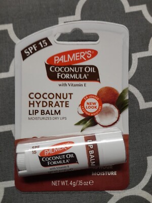 Palmers (0.15 OZ.) Tube  COCONUT OIL  Formula Lip Balm With Vitamin E. 