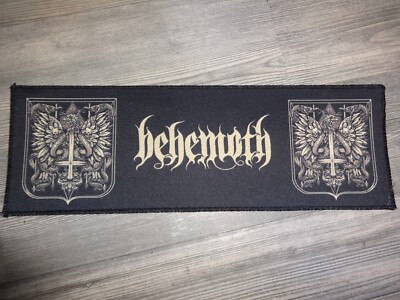 Behemoth Back Patch Back Strip Black Metal Domnation Uada Marduk Immortal 1