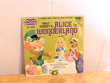 VTG 1972 Walt Disney's Alice in Wonderland Record 33 1/3 RPM FS-912