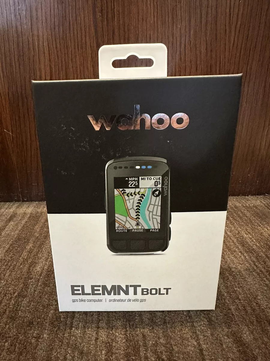 Wahoo ELEMNT Bolt 2 V2 GPS Bike Computer - Black (WFCC5)