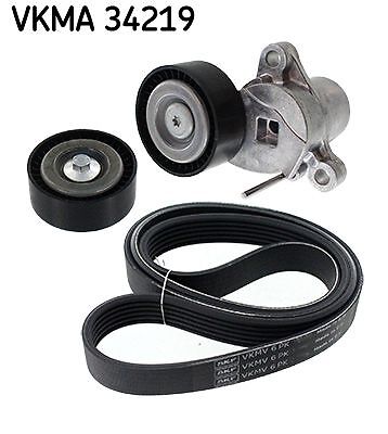 SKF Vkma 34219 Spannrollensatz FüR Den Nebentrieb FüR Ford-image