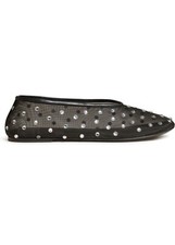NEW, NEVER WORN WOMEN'S KHAITE MARCY CRYSTAL FLAT US 8.5 / EU 39