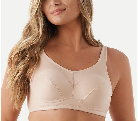 Breezies Full Coverage Unlined Underwire Support Bra-Nude-46DD-NEW