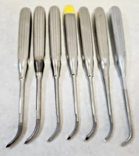 Lot of SEVEN Wiener Antrum Rasp - five STORZ, one SPARTA, one Other