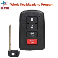 For 2013 2014 2015 2016 2017 2018 Toyota RAV4 Smart Remote Car Key Fob HYQ14FBA