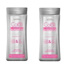 Image of 2x Joanna Ultra Color System Pink Shampoo Blonde Lightened Gray Hair Shine
