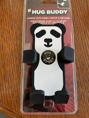 Cell Phone/ Device Hug Buddy Panda Holder For Vehicles With Swivel Vent Clip NEW - Zdjęcie 4 z 7
