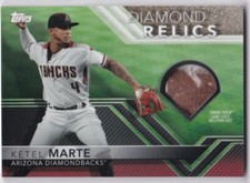 2020 Topps Opening Day Diamond Relic Ketel Marte Dbacks