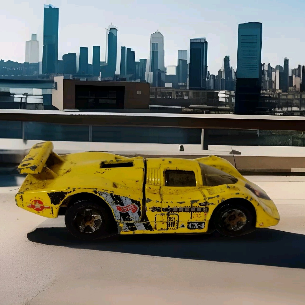 1983 Hot Wheels CX4 Yellow Made In Malaysia