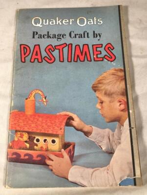 VINTAGE 1964 ADVERTISING BOOKLET QUAKER OATS PACKAGE CRAFT BY PASTIMES