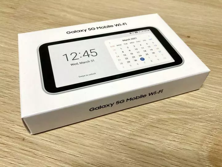 Galaxy 5G Mobile Wifi SCR01 SAMSUNG Sim Free Portable Router