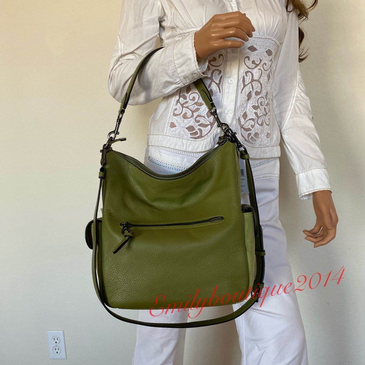 Coach Pennie Shoulder Bag, Olive Green