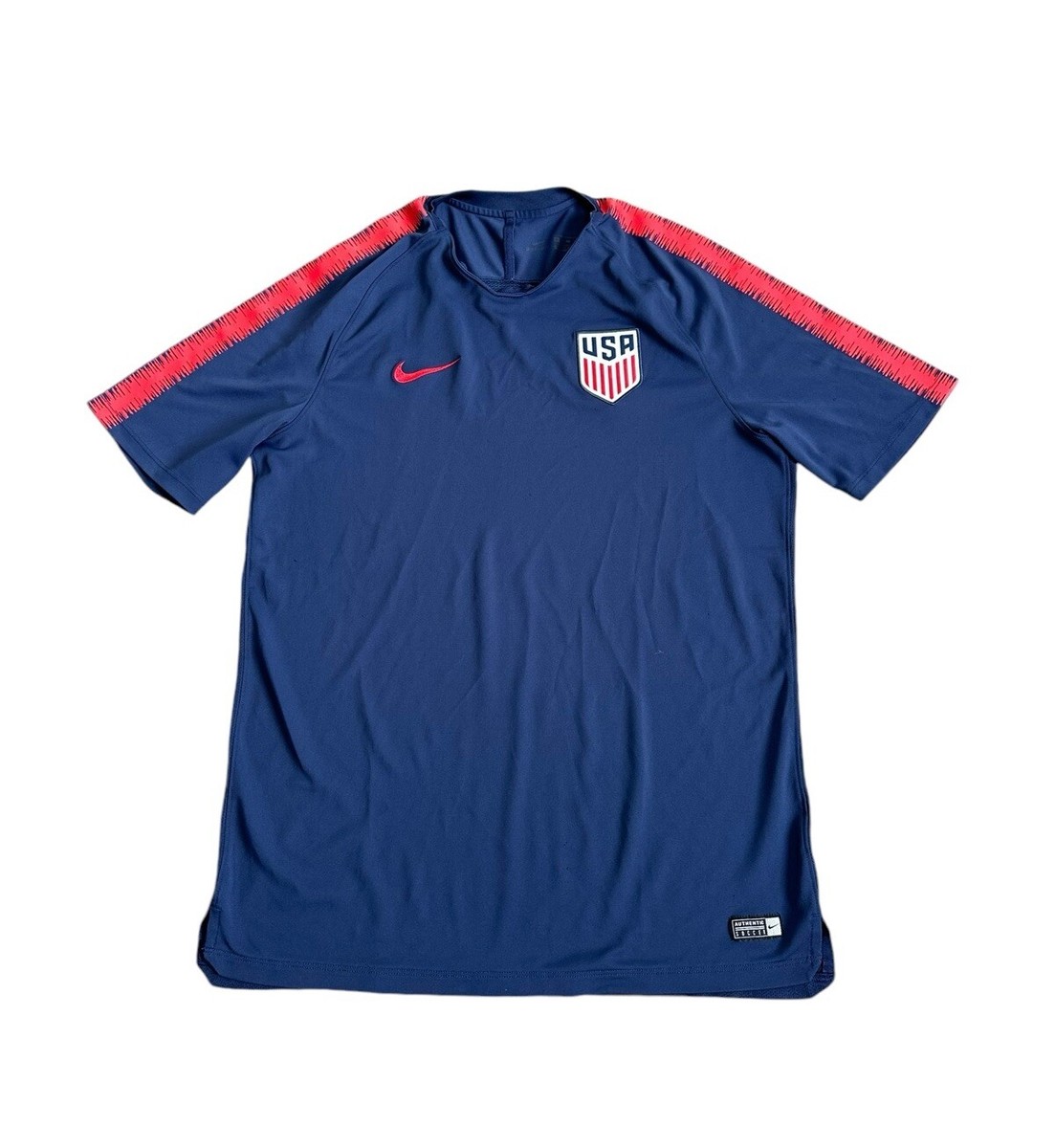 USA 2018 TRAINING SHIRT FOOTBALL SOCCER JERSEY NIKE 893289
