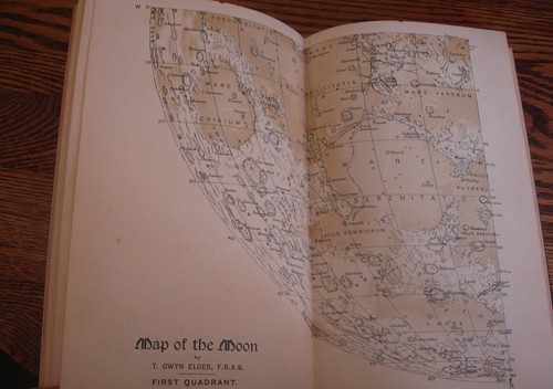 1895 1st ed THE MOON Thos Elger MAPS THOMPSON COLUMBUS ASTRONOMICAL SOCIETY - Picture 10 of 12