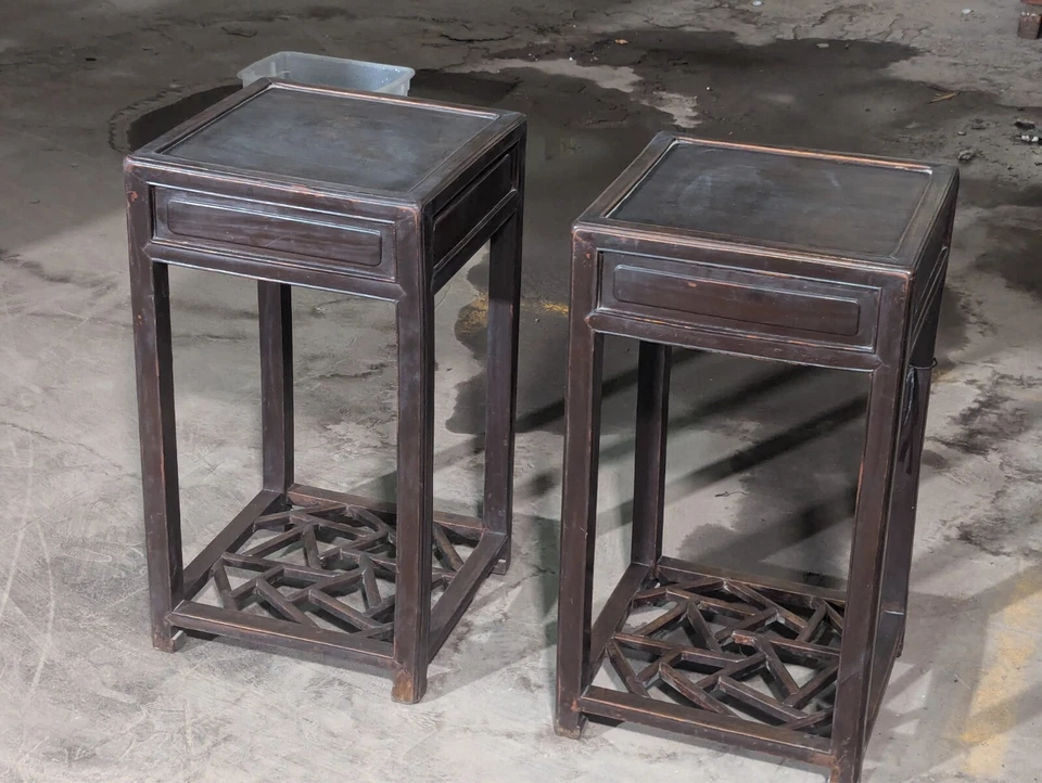 Antique Chinese Tea Table from Shanxi Province C. 1800 - Image 4 of 4