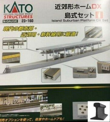 Kato N Scale ~ New 2026 ~ USA ~ Island Suburban Platform DX Set ~ 23 ...