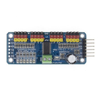 12-Bit PWM Servo Shield Driver I2C Interface PCA9685 Module For Raspberry Pi