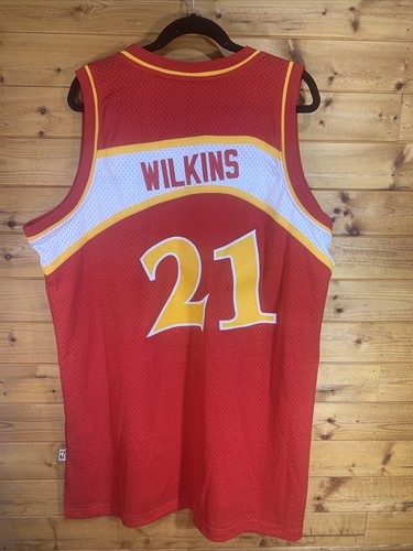 NWT Dominique Wilkins ADIDAS NBA Atlanta HAWKS Swingman Jersey Mens Sz XL - Picture 6 of 16