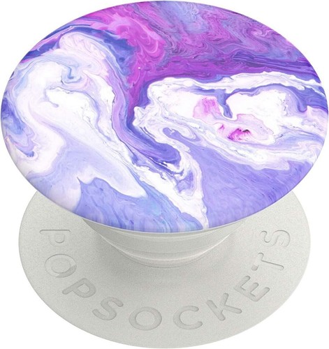 Empuñadura para teléfono PopSockets con soporte expandible, Acuarela PopGrip Flujo lavanda