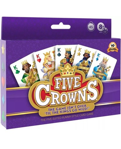 Five Crowns The Five-Suited Rommé Style Card Game 10 Best Game Awards Ages 8+