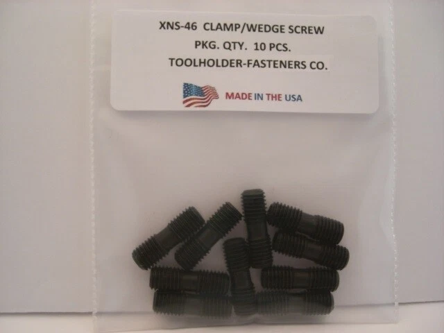 TOOLHOLDER-FASTENERS CO. PRIVATE LABEL 10 Pieces XNS-46 Clamp/Wedge Screw