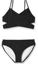 Kanu Surf Girls Size 16 Wrap Around 2 Piece Bikini Swimsuit