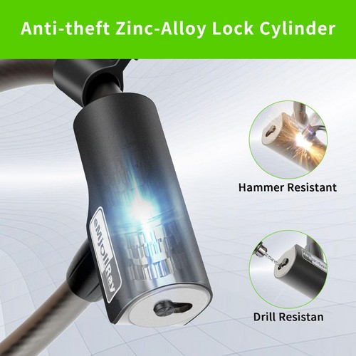 Electric Scooter Lock 4 Feet Scooter Lock with 2 Keys Scooter Lock Anti The - Picture 4 of 7